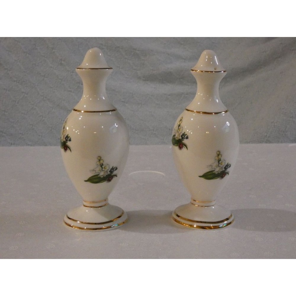 Albany Bone China Salt and Pepper Shakers, Made in England